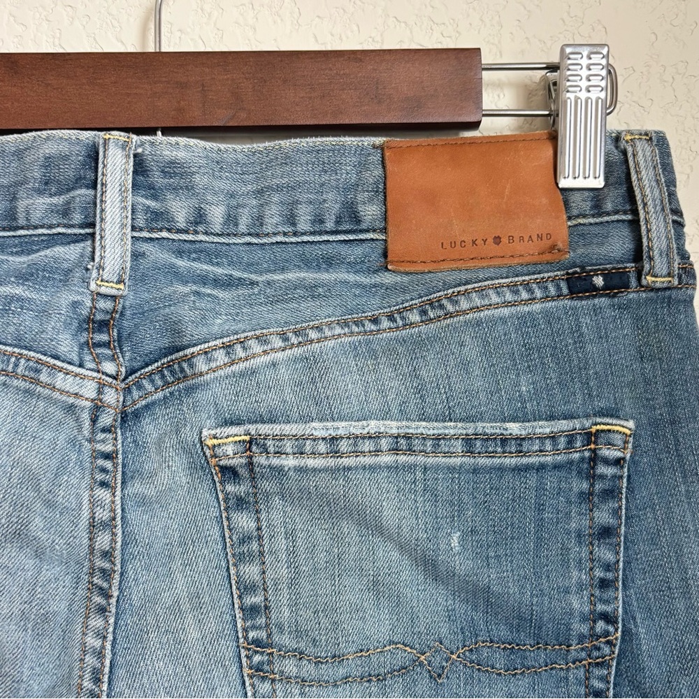 Lucky Brand Womens 363 Vintage Straight Denim Shorts Size 30 Cut Off Summer - Picture 5 of 12